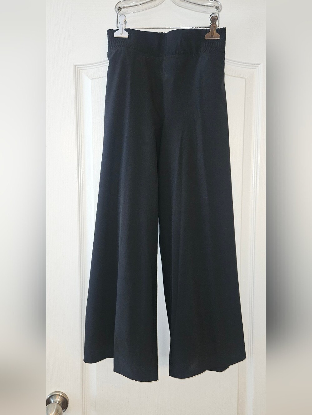 Wide-Leg Black Women's Pants